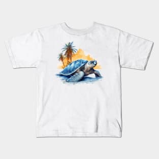 Green Sea Turtle Kids T-Shirt